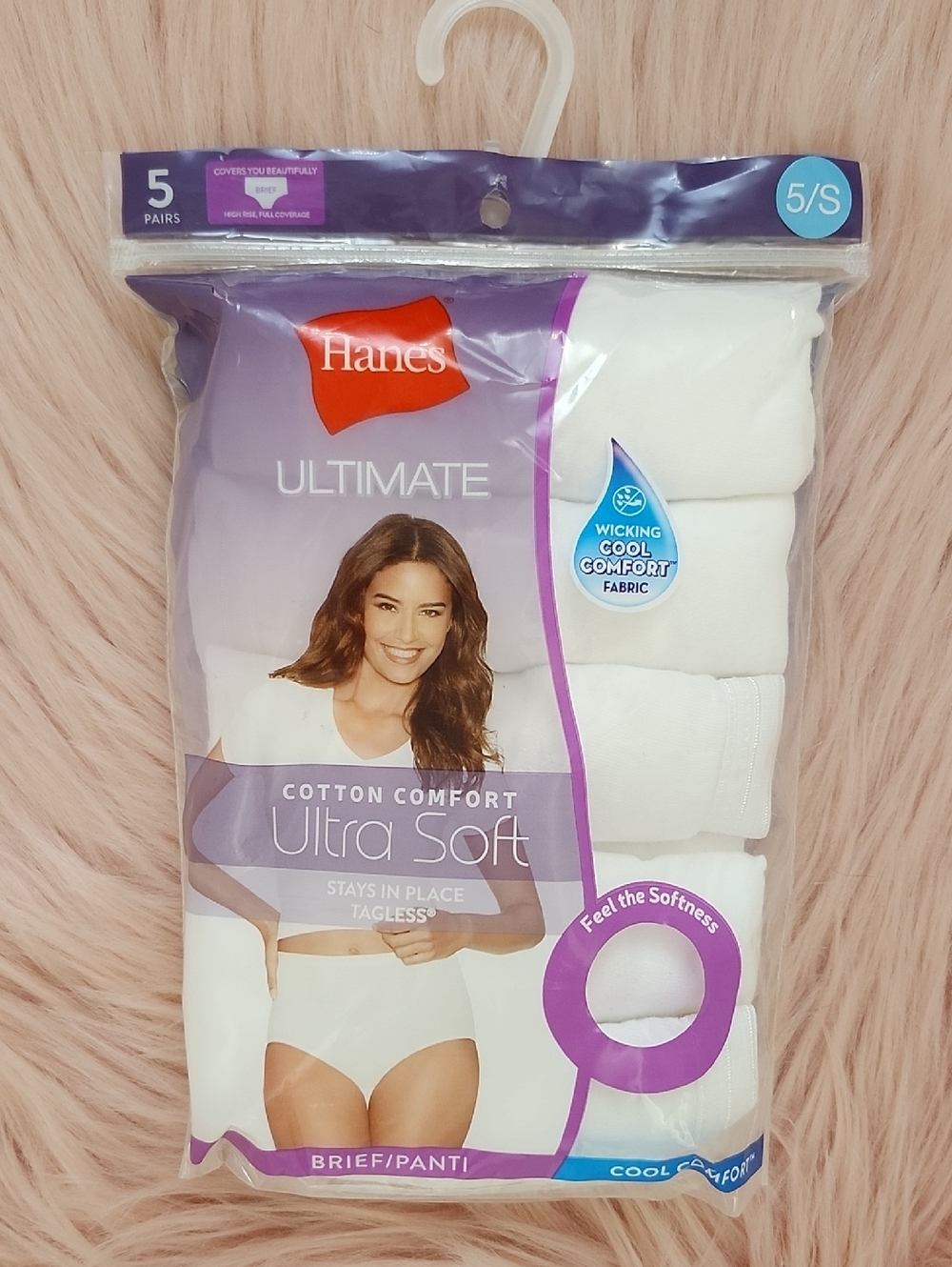 Brand New HANES ULTIMATE COTTON ULTRA SOFT BRIEF-5/S